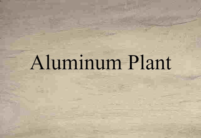 aluminum plant