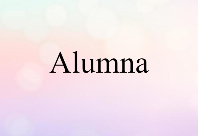 alumna