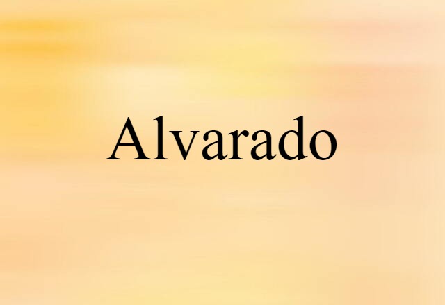 Alvarado