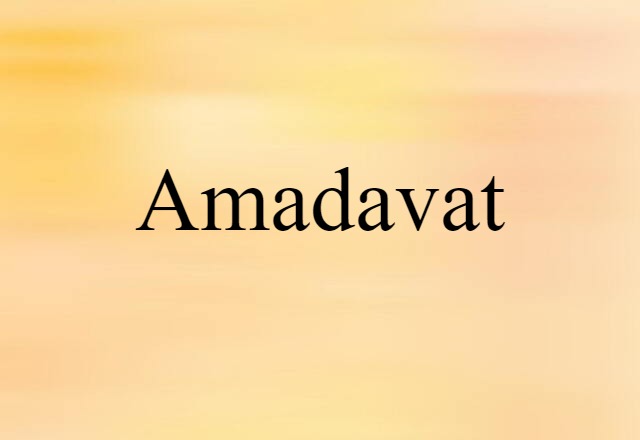 amadavat