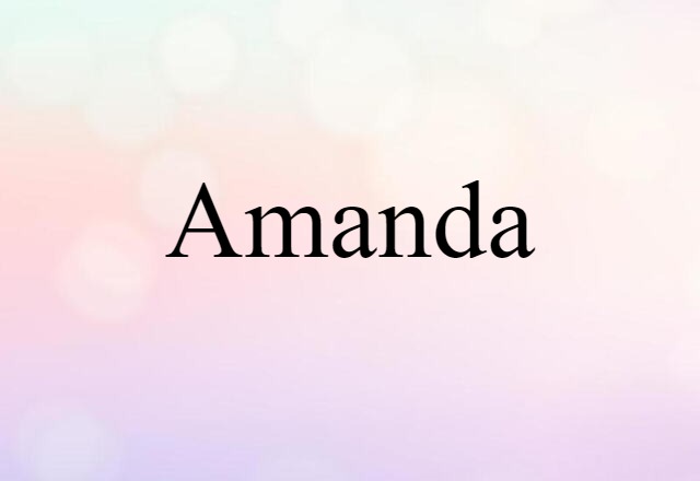 Amanda