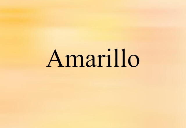 Amarillo