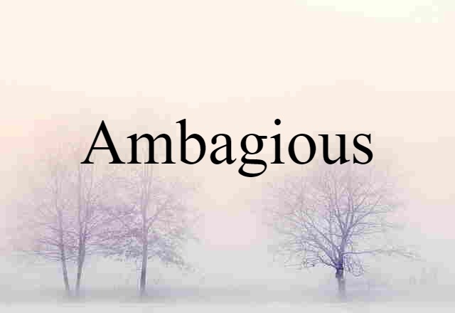 ambagious