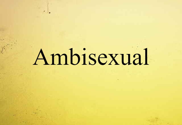 ambisexual