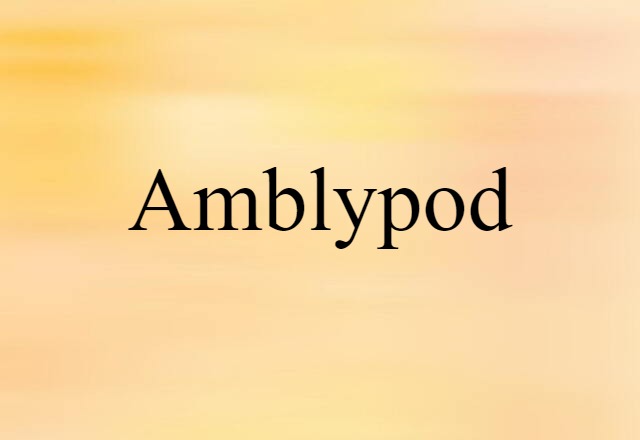 amblypod