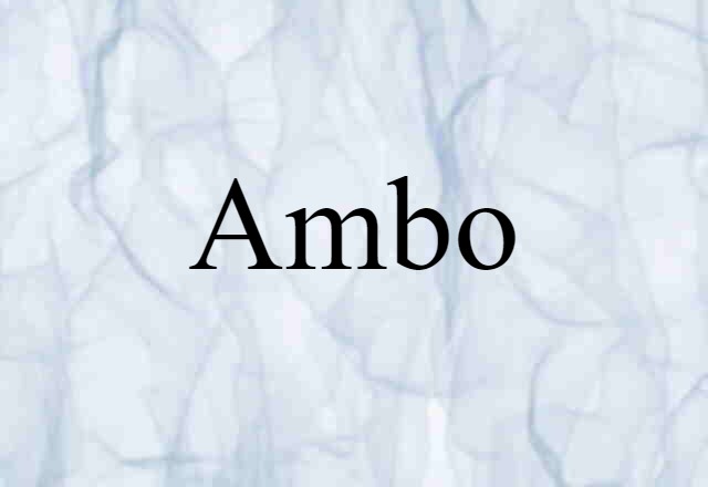 ambo