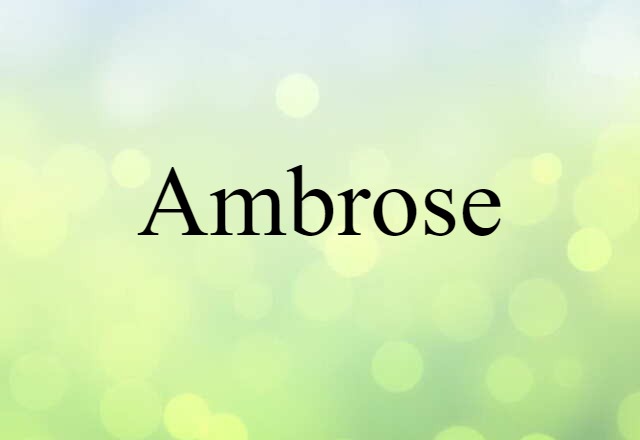 Ambrose