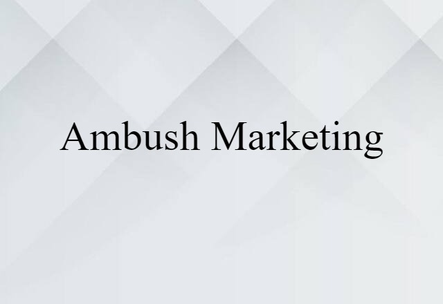 ambush marketing