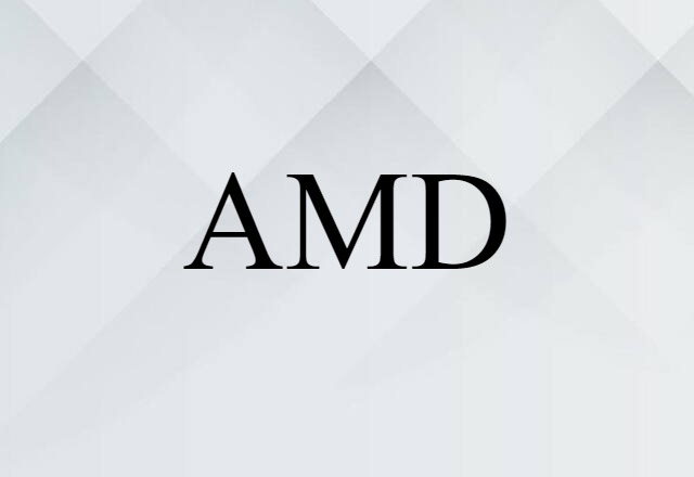 AMD (noun) Definition, Meaning & Examples