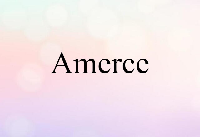 amerce