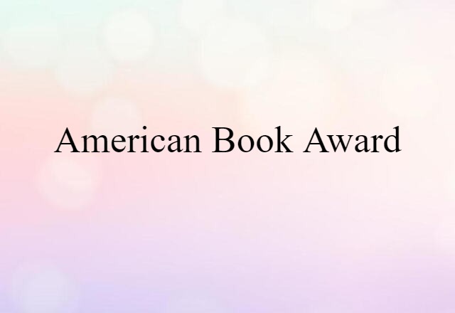 American Book Award