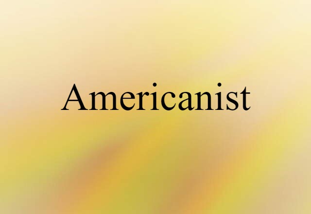 Americanist