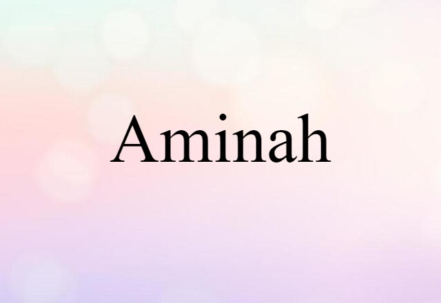 Aminah