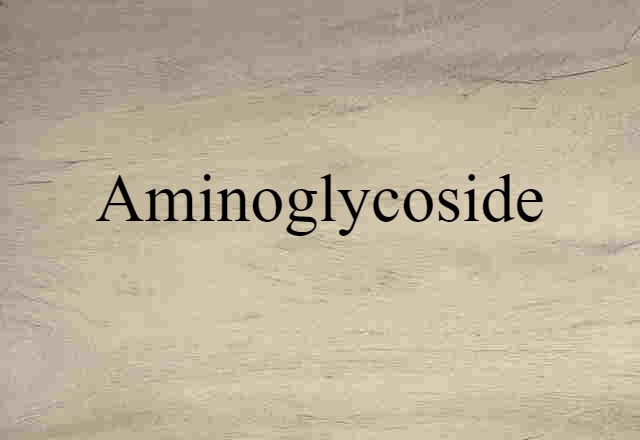 aminoglycoside