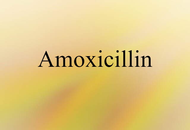 amoxicillin