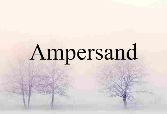 ampersand