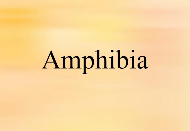 Amphibia