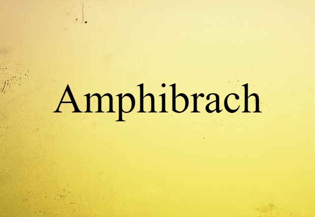 amphibrach