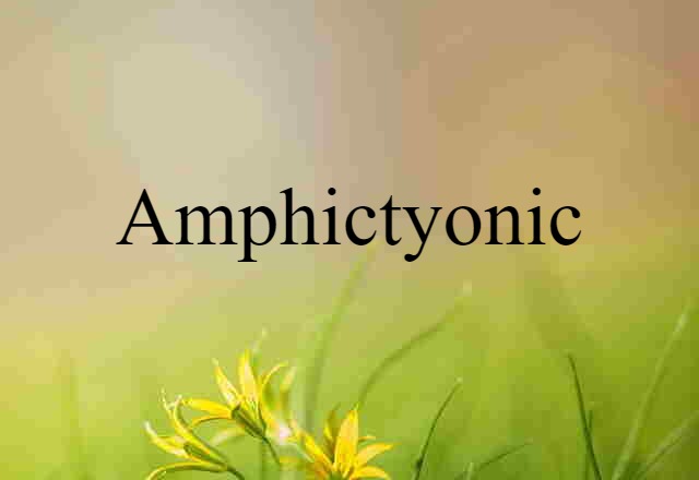 amphictyonic