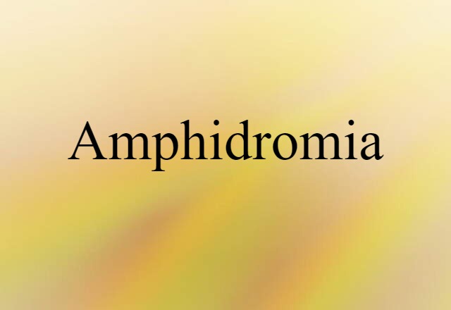 amphidromia