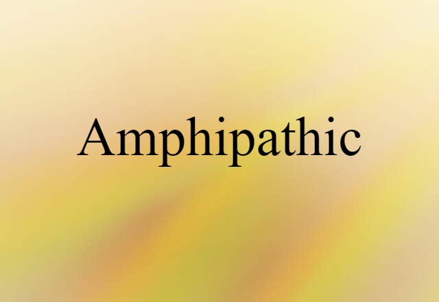 amphipathic