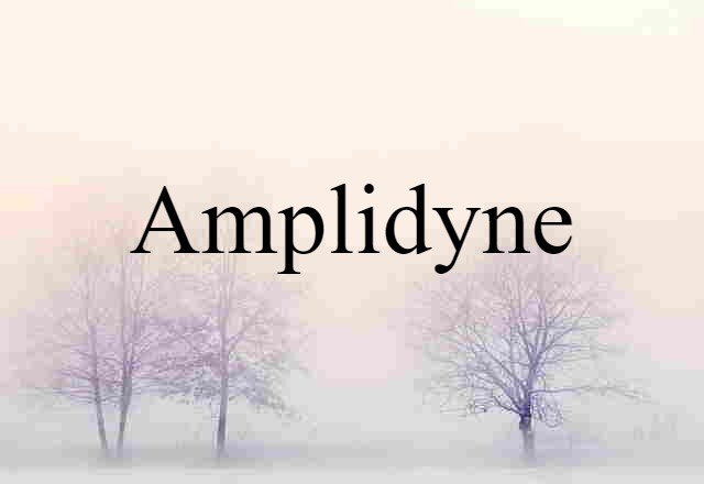 amplidyne