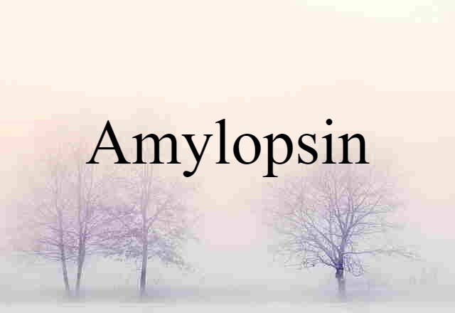 amylopsin