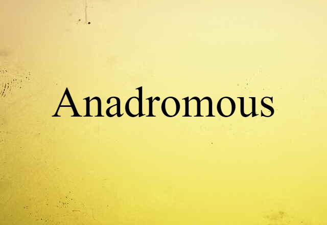 anadromous