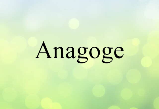 anagoge