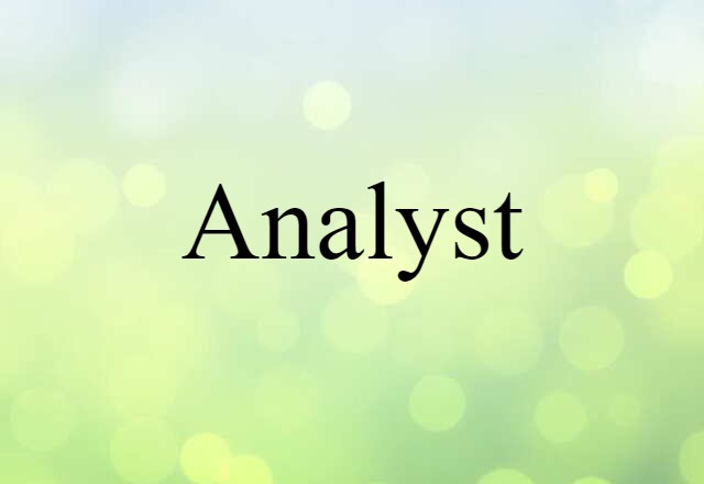 analyst