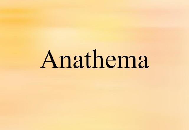 anathema