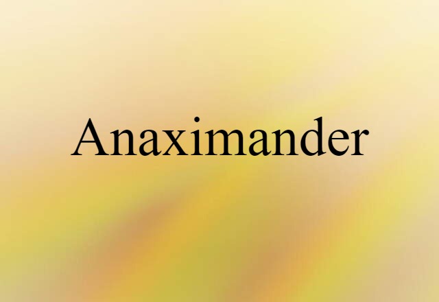 Anaximander