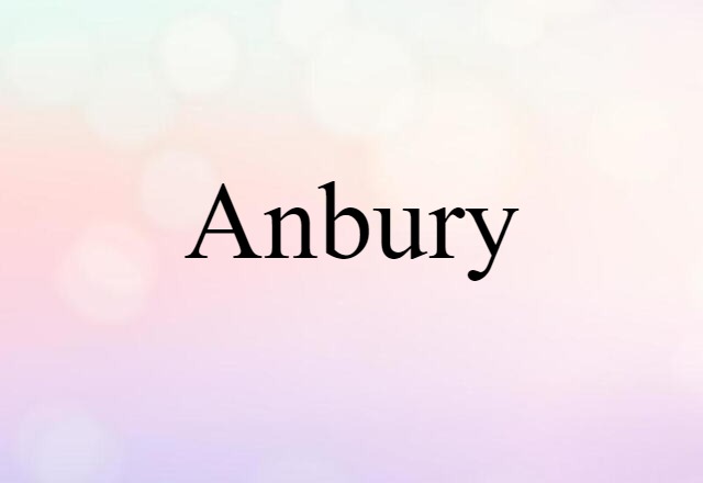 anbury