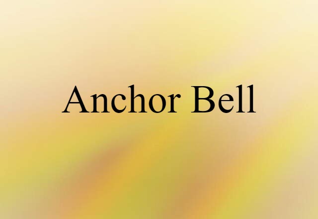 anchor bell