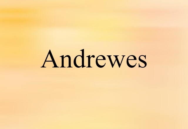 Andrewes