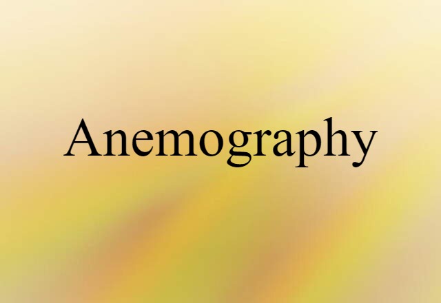 anemography