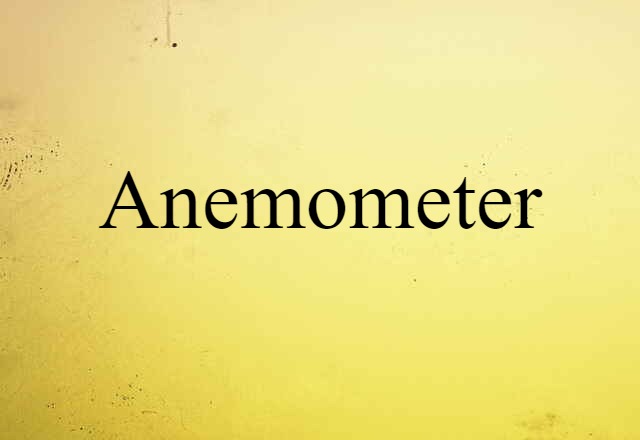 anemometer