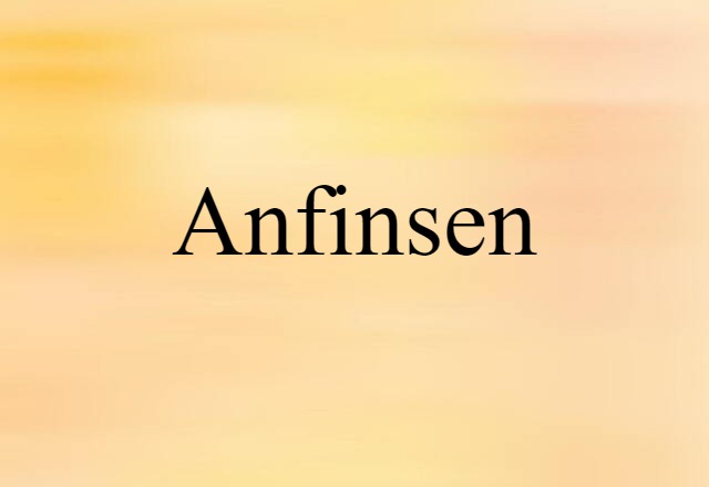 Anfinsen