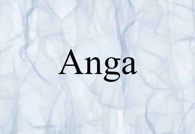 Anga (noun) Definition, Meaning & Examples