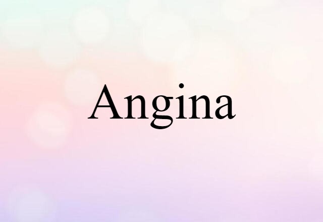 angina