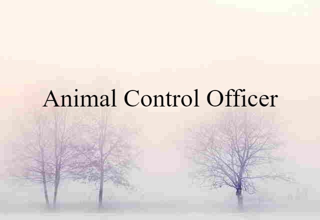 animal control officer