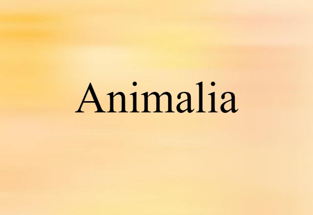 Animalia