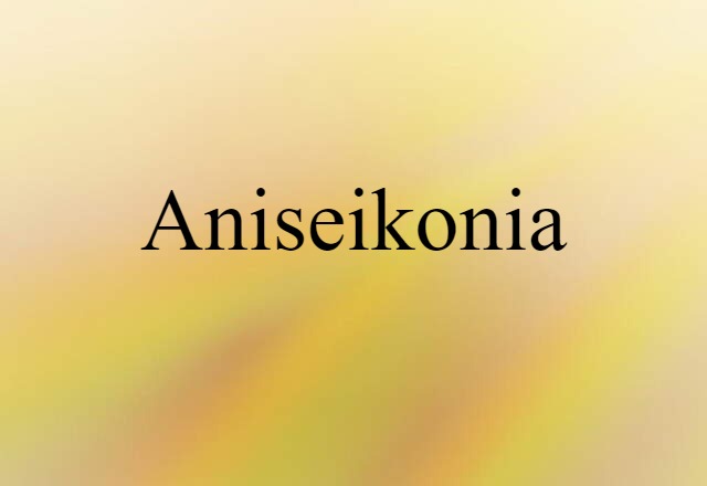 aniseikonia