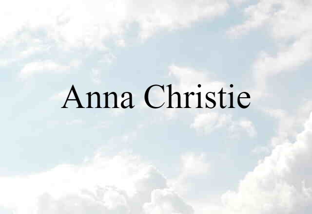 Anna Christie