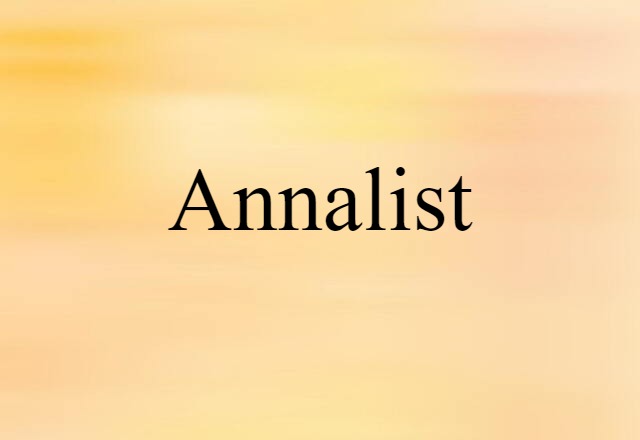 annalist