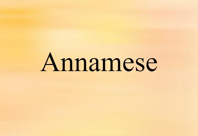 Annamese