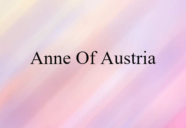 Anne of Austria