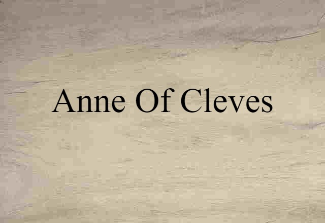 Anne of Cleves