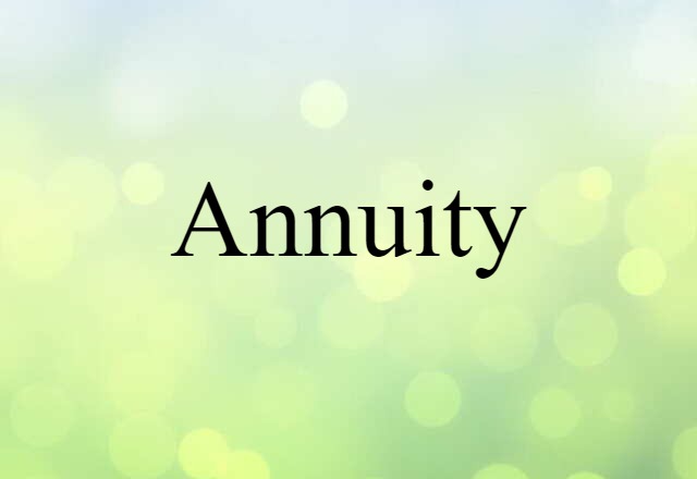 annuity