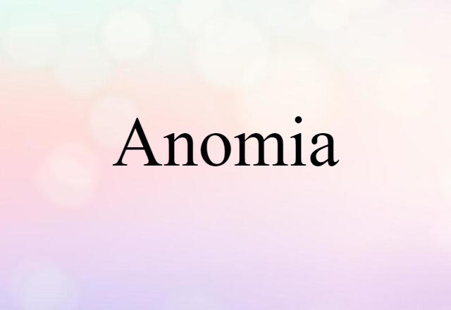 anomia